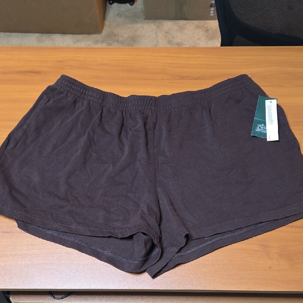 Wild Fable Dark Brown Athletic Shorts